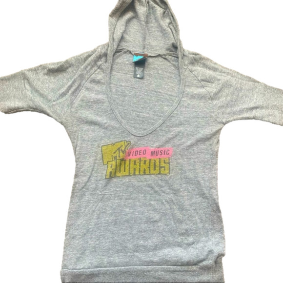 MTV Tops - 𝅺VINTAGE MTV Video Music awards fitted  hoodie medium